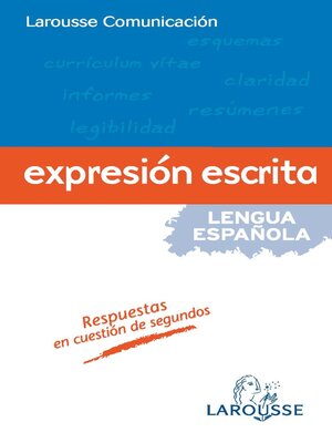 cover image of Expresión escrita